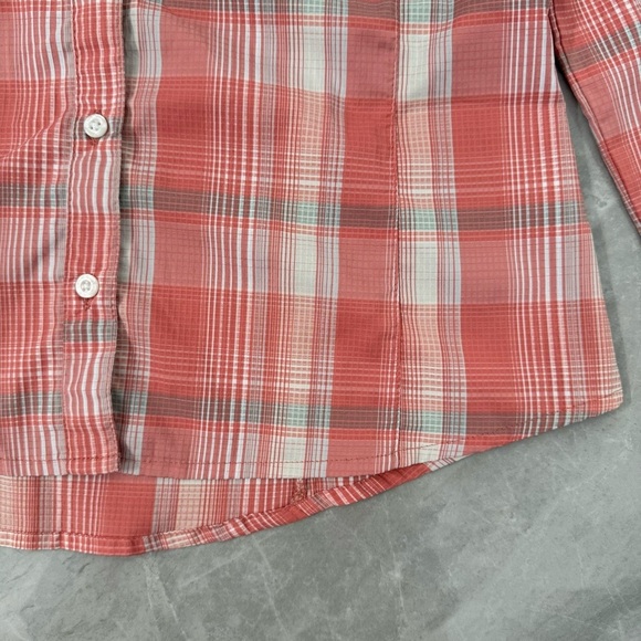 Women’s Columbia Plaid Button Down Long Sleeve Vented Outdoors Shirt Size Small - Picture 7 of 16
